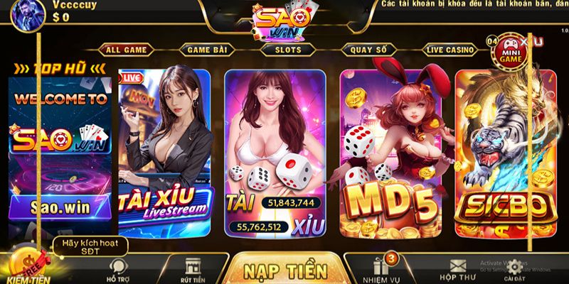 Đa dạng trò chơi cá cược hấp dẫn