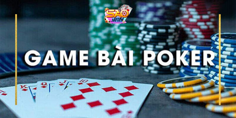Sảnh game bài poker hấp dẫn